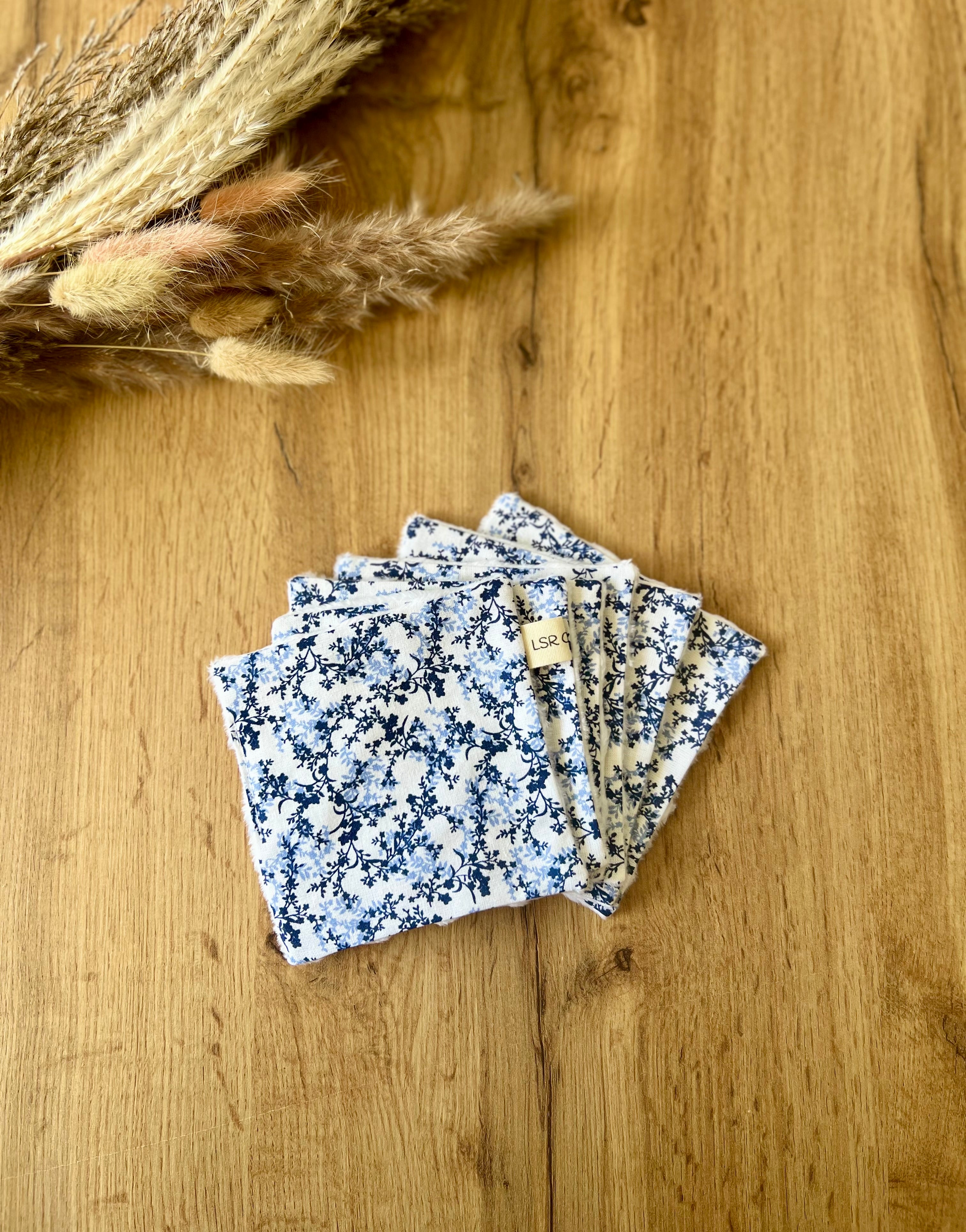 Coton démaquillant minki AGAPANTHE - lot de 6