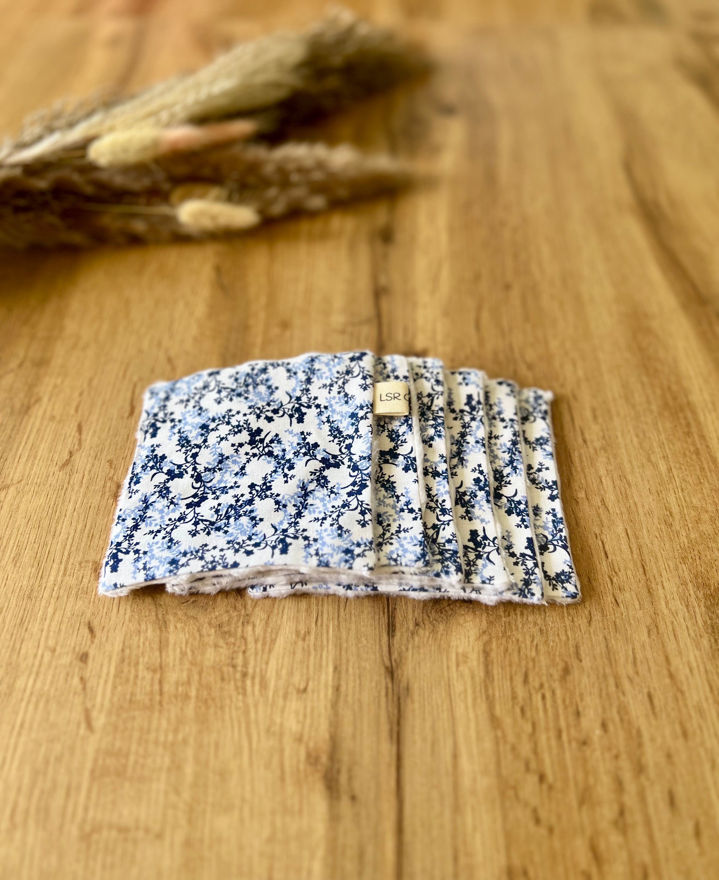 Coton démaquillant minki AGAPANTHE - lot de 6