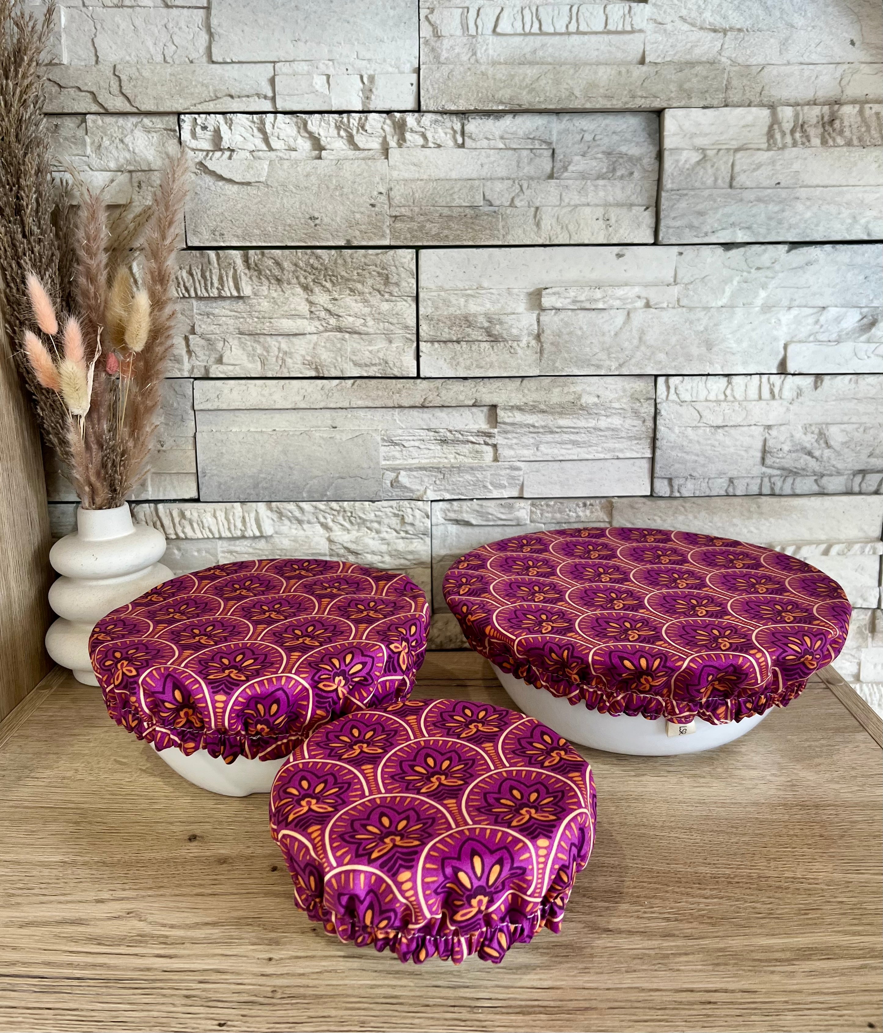 Couvre plat VIOLETTE - lot de 3