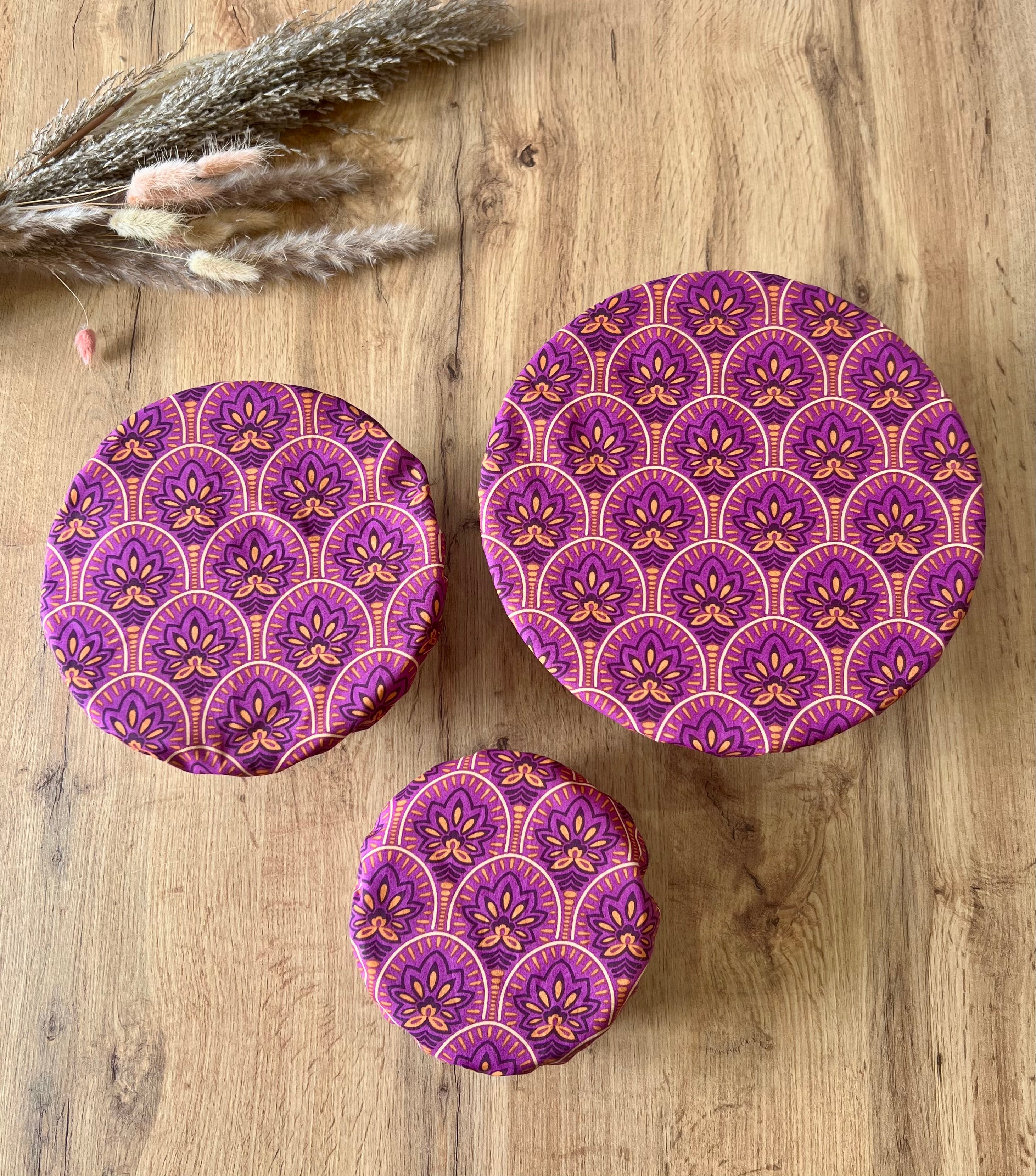 Couvre plat VIOLETTE - lot de 3