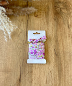 Lacets tissu - ROSE