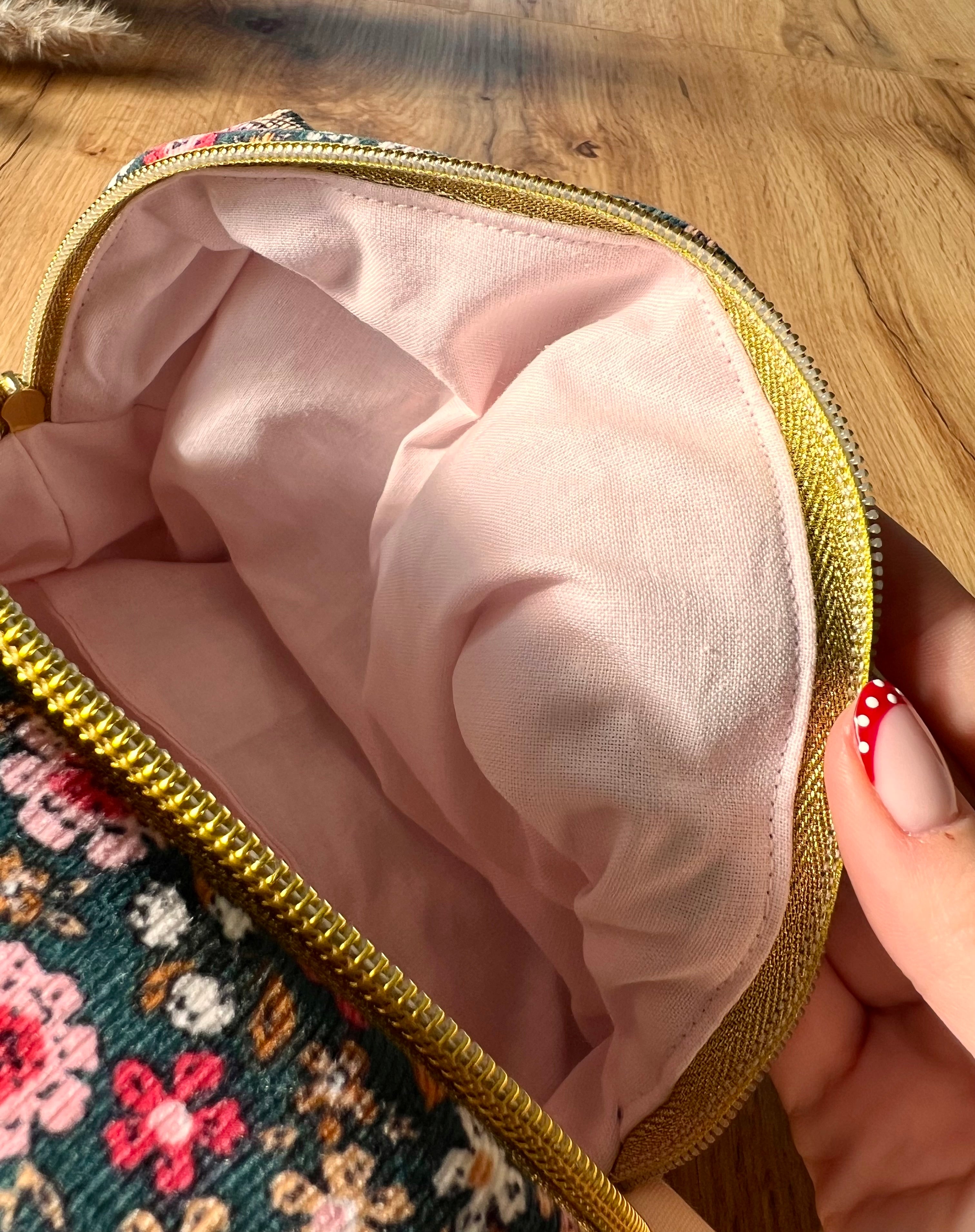 Trousse velours côtelé - ALTHEA