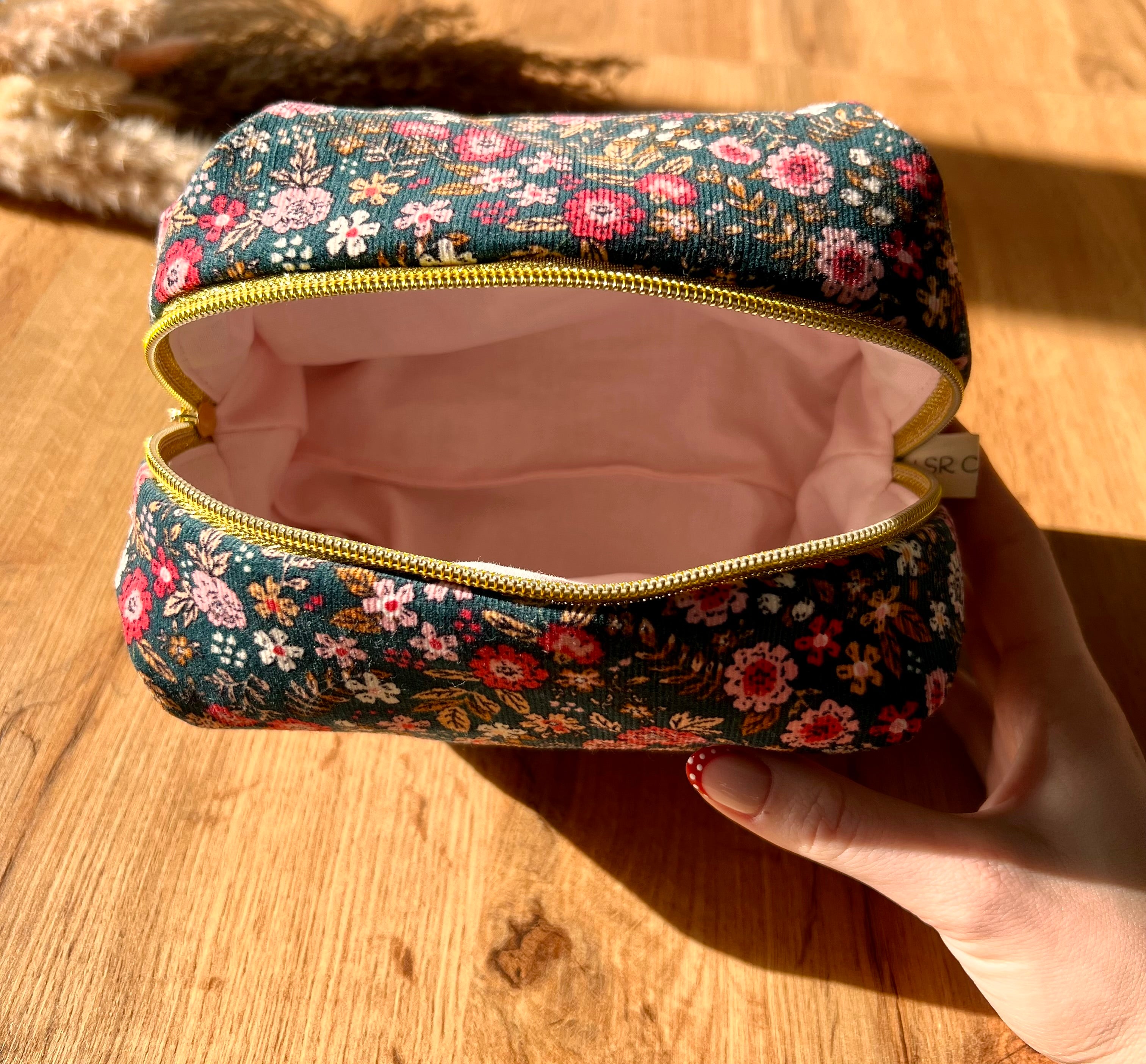 Trousse velours côtelé - ALTHEA