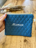 Pochette brodé « MAMAN »