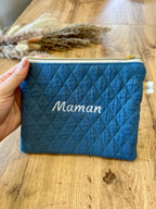 Pochette brodé « MAMAN »
