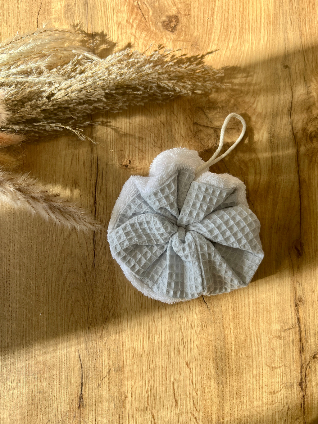 Fleur de douche nid d'abeille - BLEU