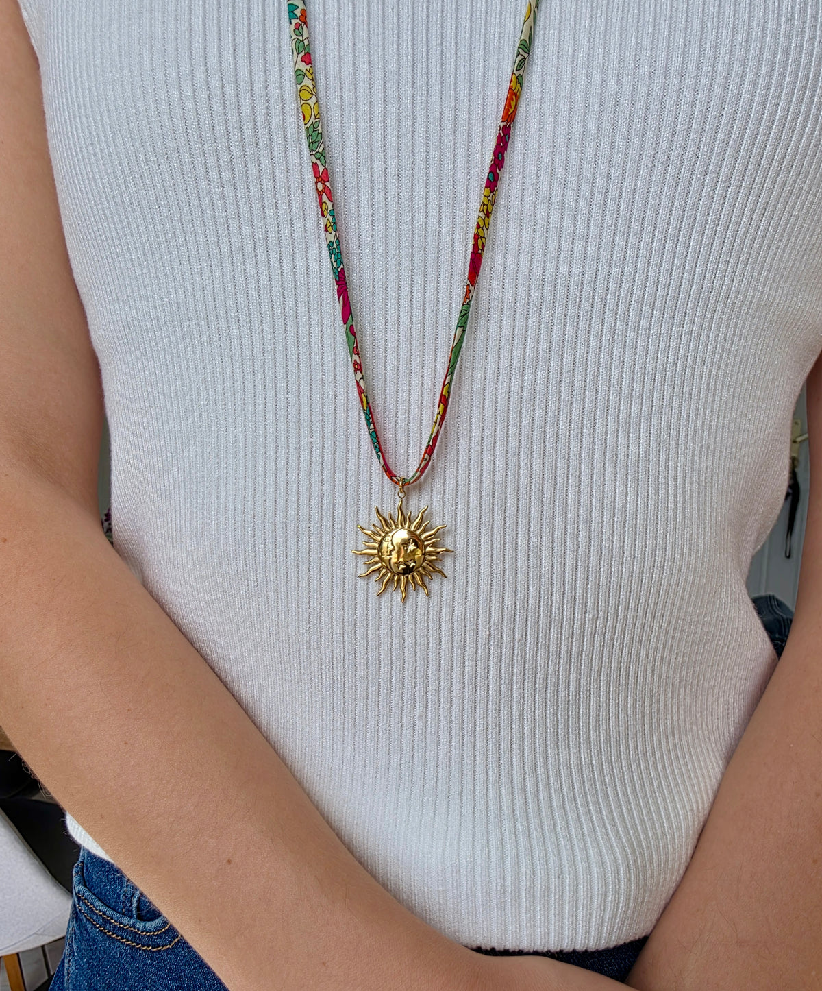 Collier long Liberty soleil