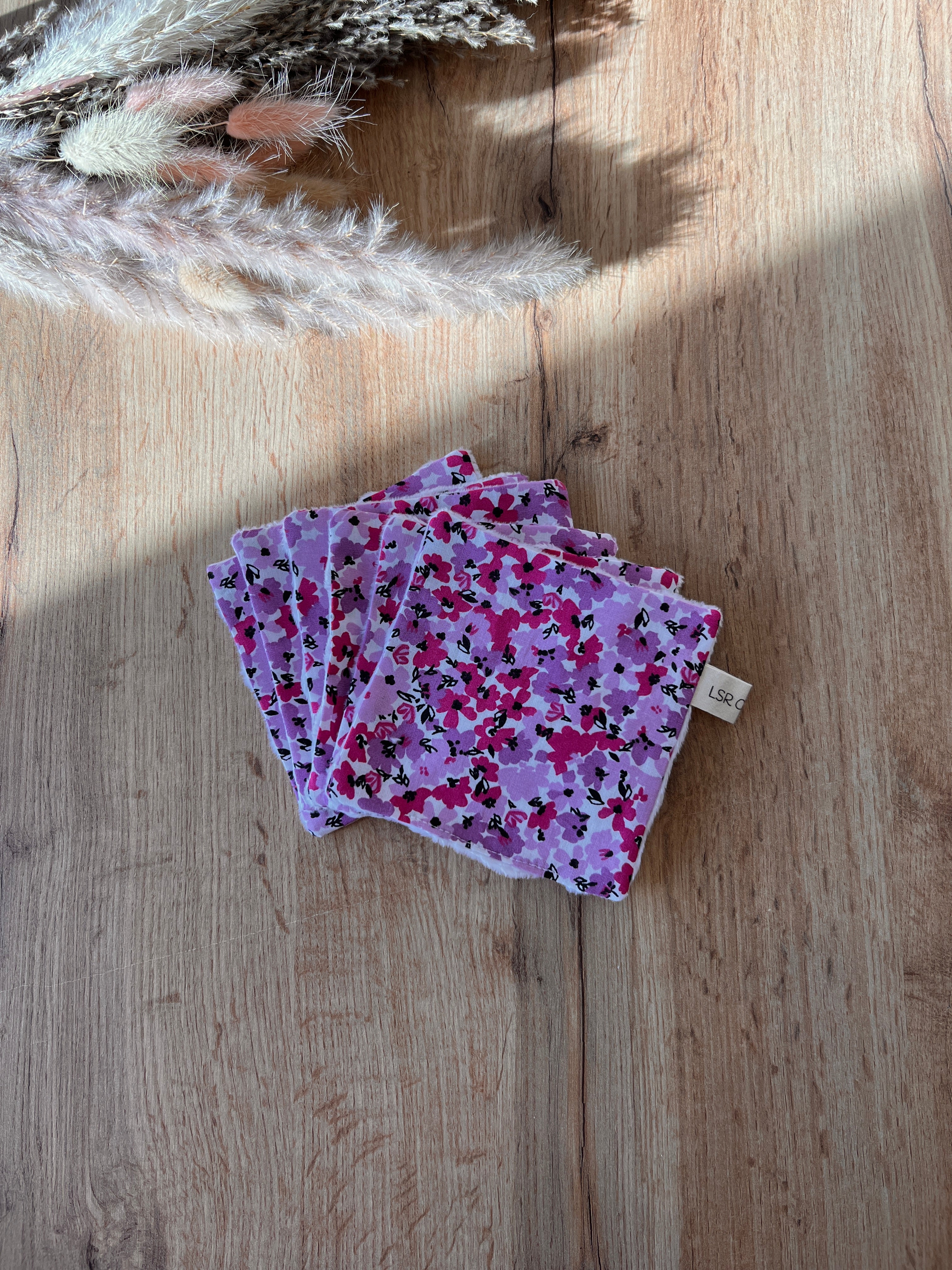 Coton démaquillant minki AZALEE - lot de 6